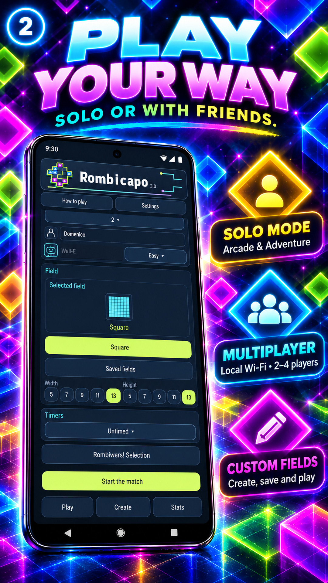 Rombicapo screenshot 2